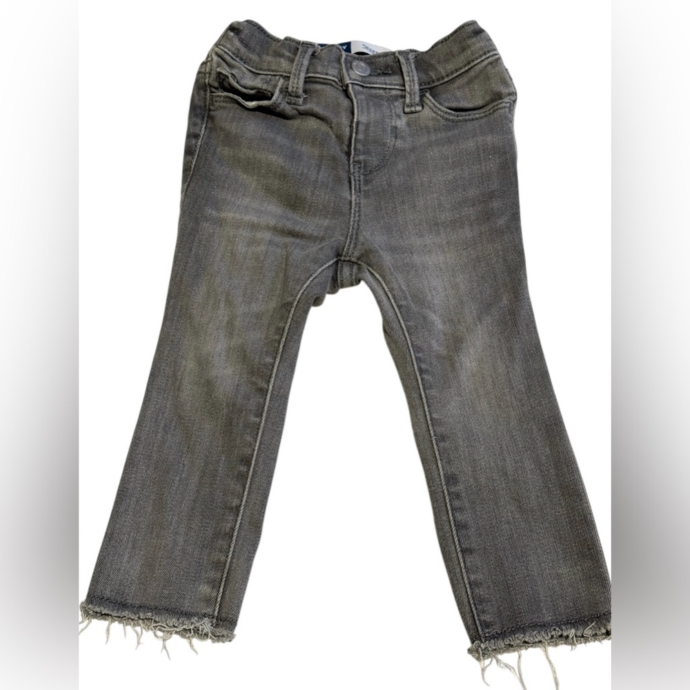 Old Navy Unisex Skinny 360 Stretch Jeans • Gray Wash • 18-24 Months 👖